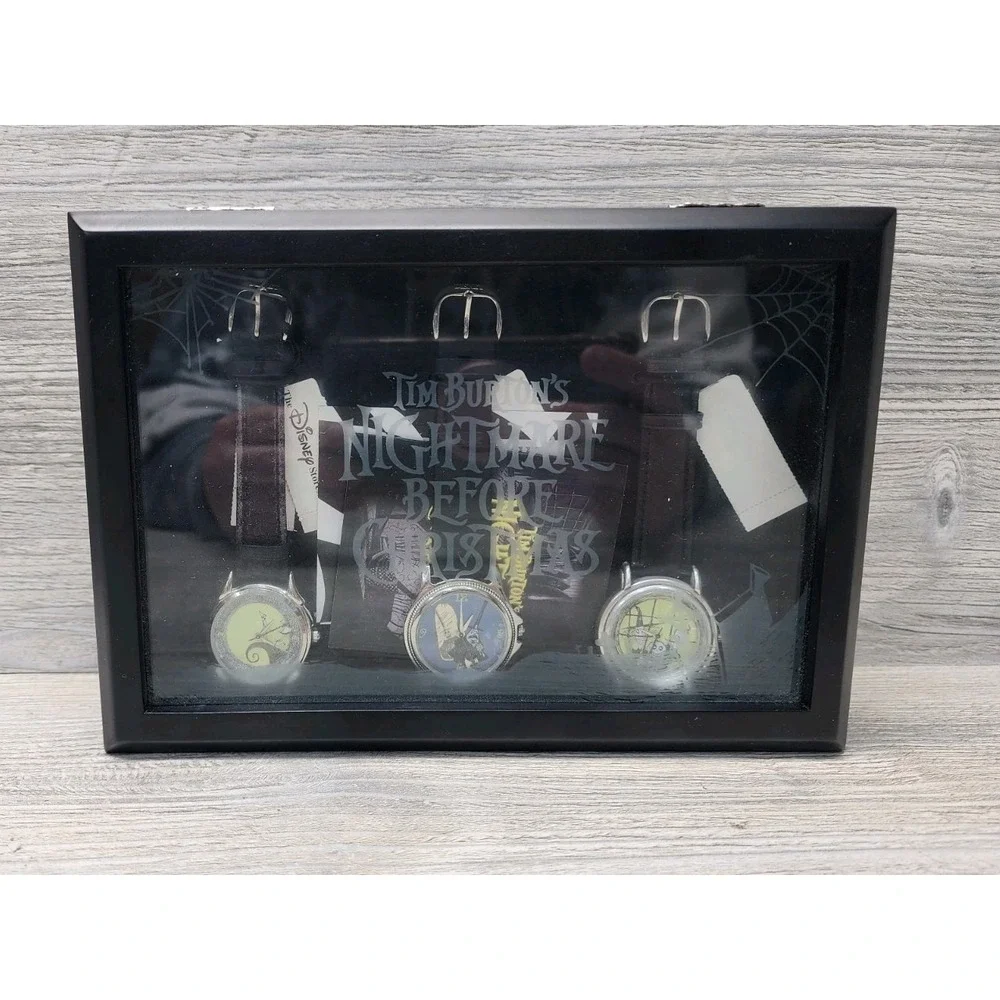 Disney Gallery Nightmare Before Christmas Limited Edition 3 Watch Set #1385/1500
